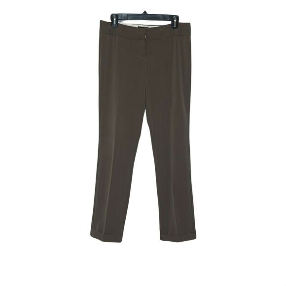 The Limited Drew Fit Brown Cuffed low rise Pants Size 6 - Picture 4 of 12